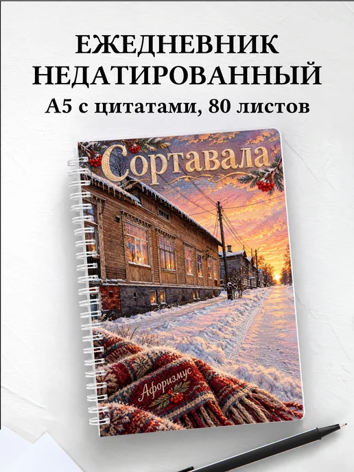 Ежедневник недатированный Сортавала