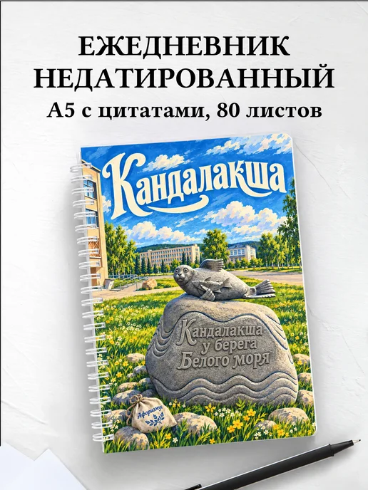 Ежедневник недатированный Кандалакша