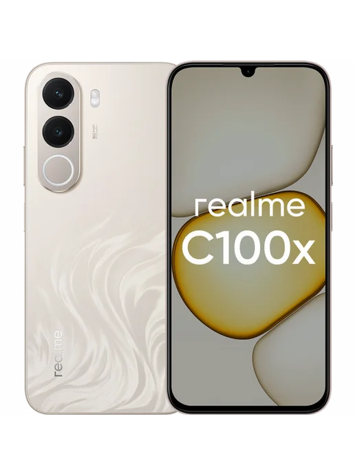Смартфон realme C100x 4/256 ГБ, белый, фото 2