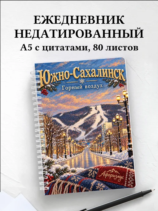 Ежедневник недатированный Южно-Сахалинск