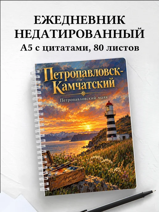 Ежедневник недатированный Петропавловск-Камчатский