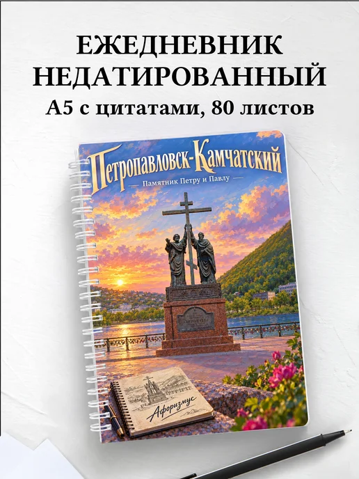 Ежедневник недатированный Петропавловск-Камчатский