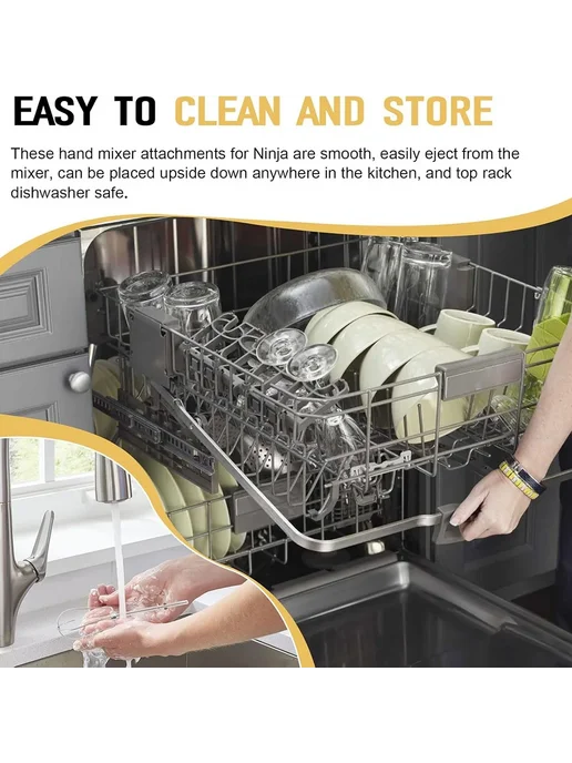 Насадки для ручного миксера Kitchenaid из нержавеющей стали, вариант