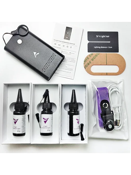Нет бренда Набор для наращивания волос V-Light Technology, вариант, фото 7