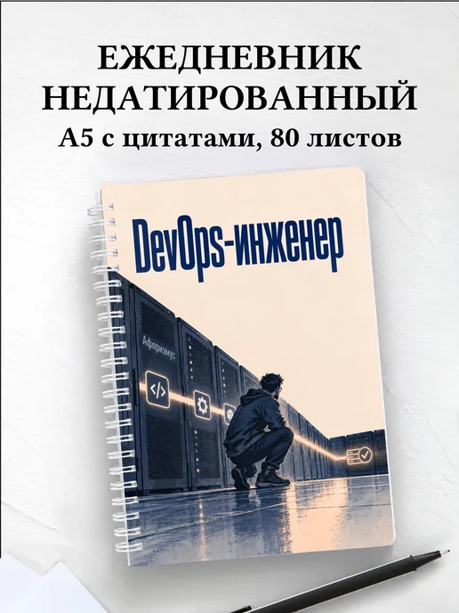 Ежедневник недатированный DevOps-инженера