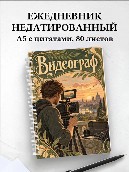 Ежедневник недатированный видеографа