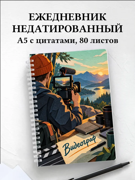 Ежедневник недатированный видеографа