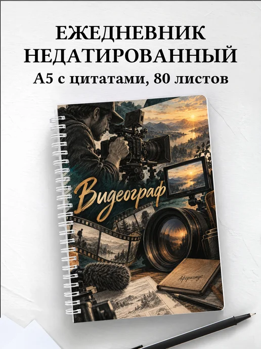 Ежедневник недатированный видеографа