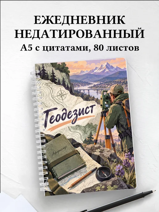 Ежедневник недатированный геодезиста