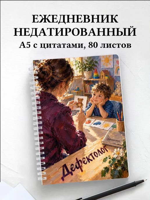 Ежедневник недатированный дефектолога