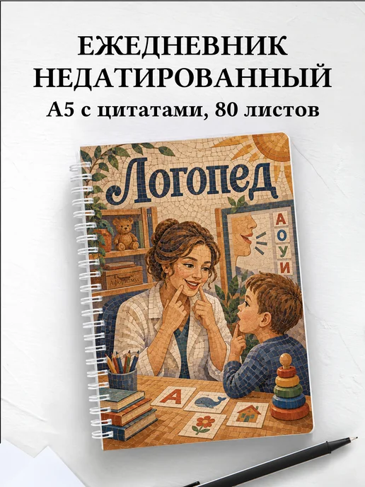 Ежедневник недатированный логопеда