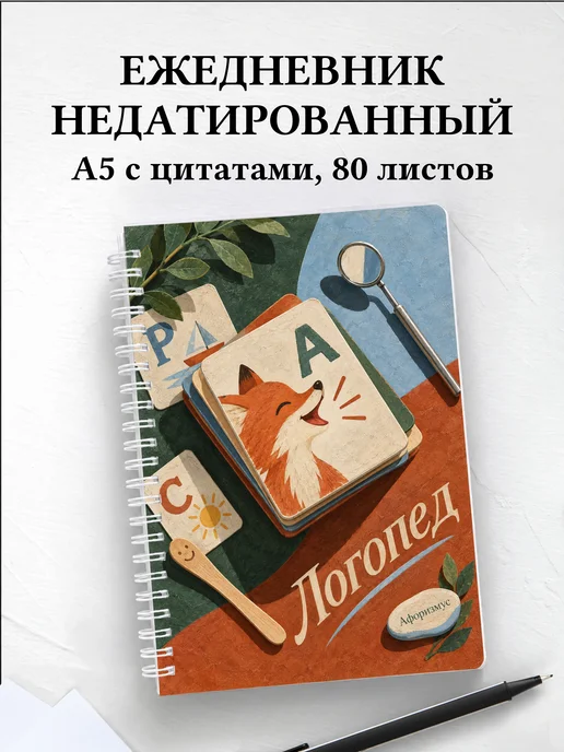 Ежедневник недатированный логопеда