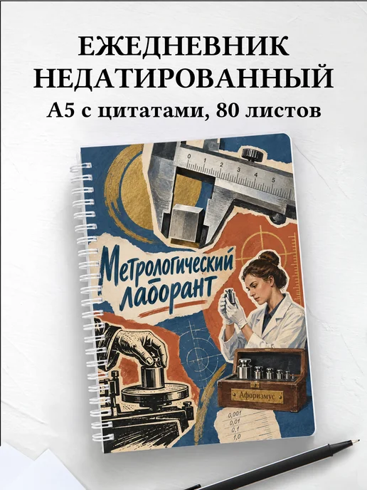 Ежедневник недатированный метрологического лаборанта
