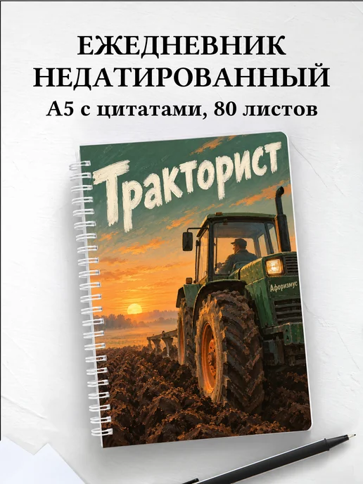 Ежедневник недатированный тракториста
