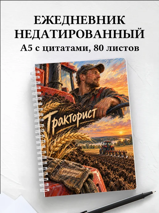 Ежедневник недатированный тракториста