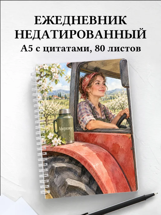 Ежедневник недатированный тракториста