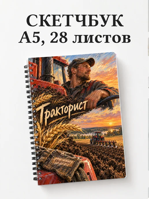 Скетчбук тракториста
