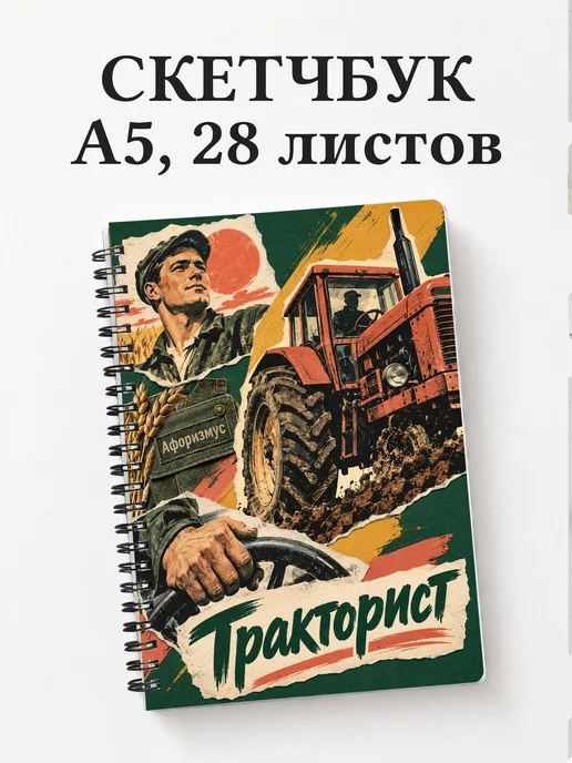 Скетчбук тракториста