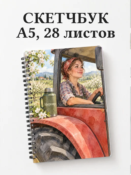 Скетчбук тракториста