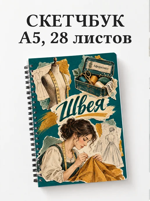 Скетчбук швеи