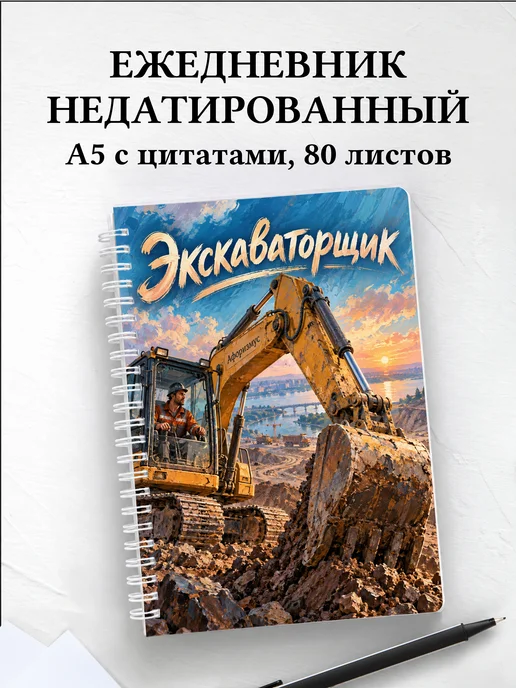 Ежедневник недатированный экскаваторщика
