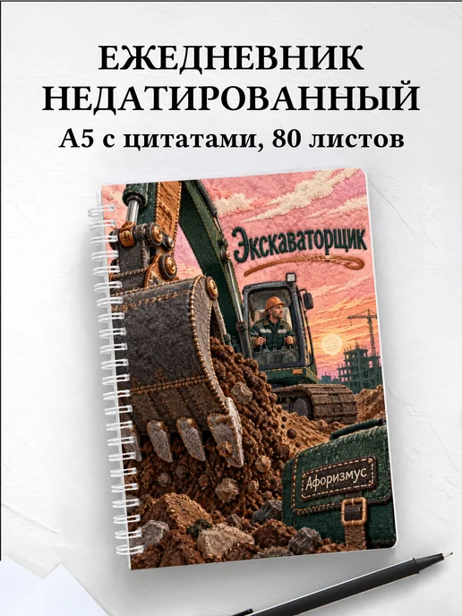 Ежедневник недатированный экскаваторщика