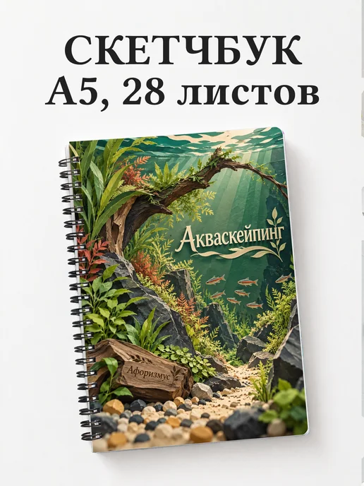 Скетчбук Акваскейпинг