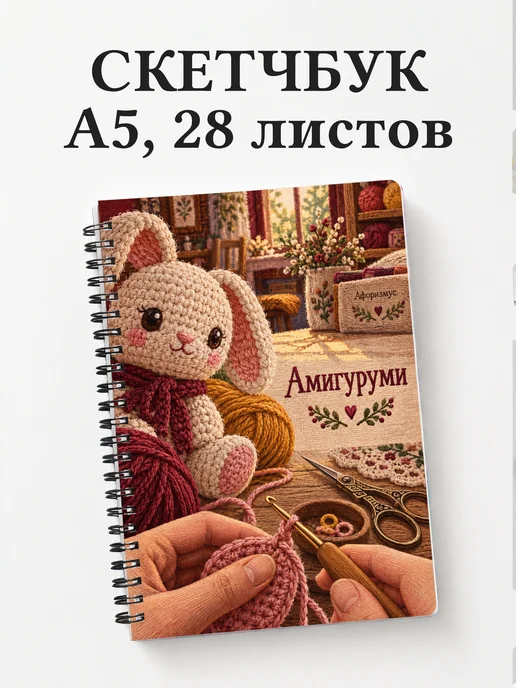 Скетчбук Амигуруми