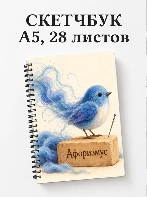 Скетчбук Валяние из шерсти