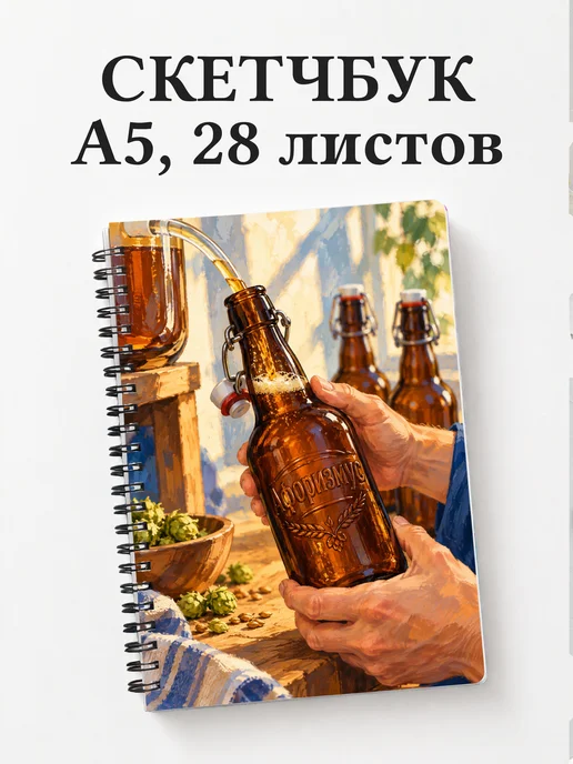 Скетчбук Домашнее пивоварение
