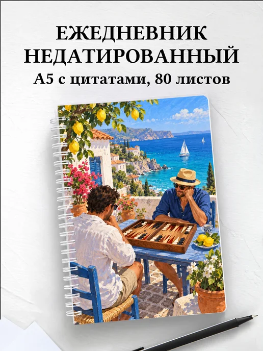 Ежедневник недатированный Нарды