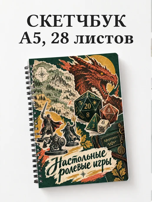 Скетчбук Настольные ролевые игры
