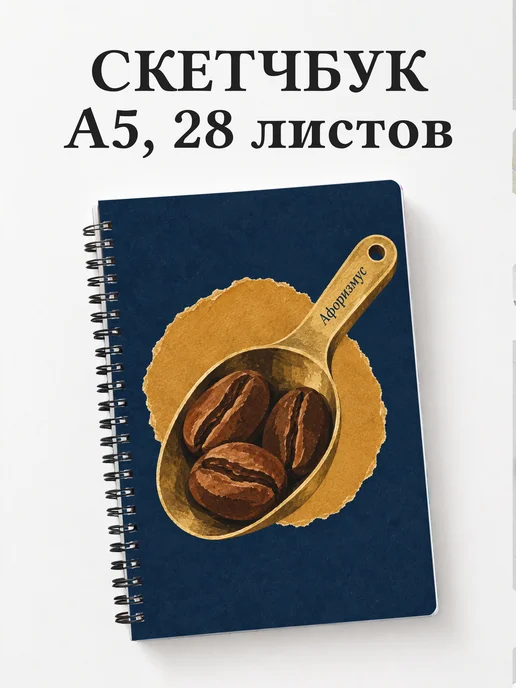 Скетчбук Обжарка кофе