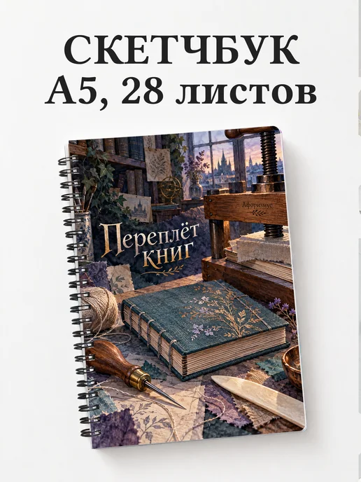 Скетчбук Переплёт книг