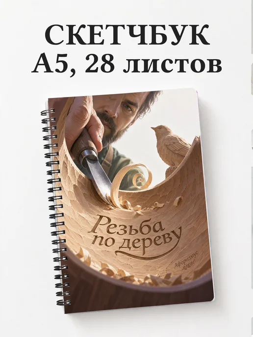 Скетчбук Резьба по дереву