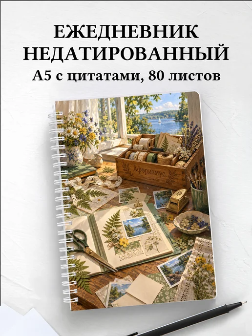 Ежедневник недатированный Скрапбукинг