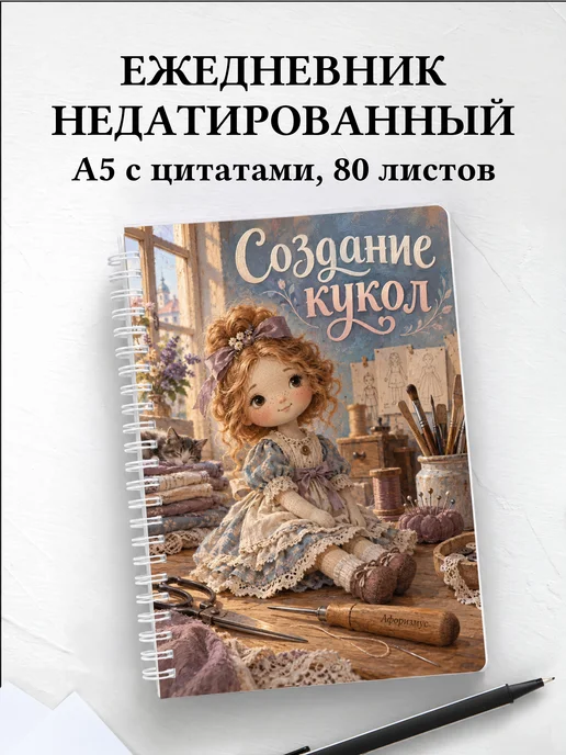 Ежедневник недатированный Создание кукол