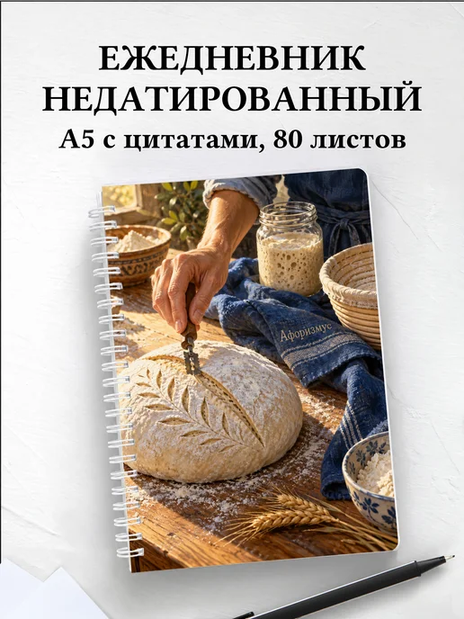 Ежедневник недатированный Хлеб на закваске
