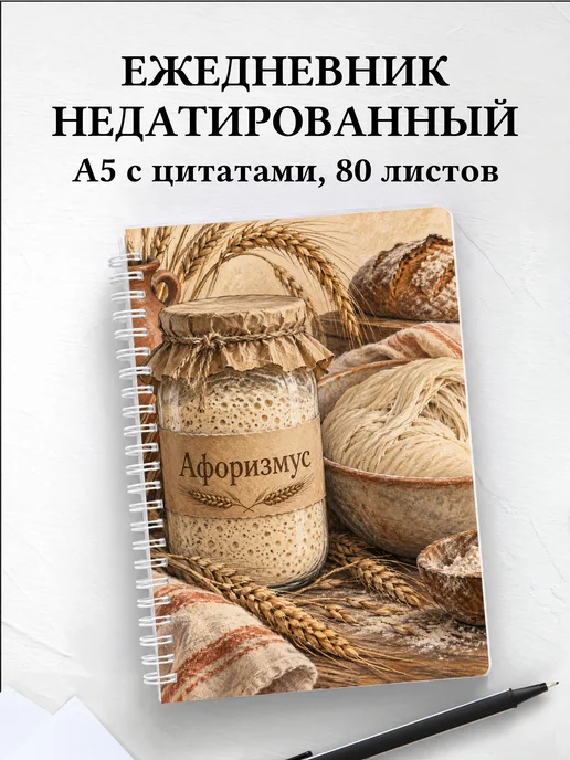 Ежедневник недатированный Хлеб на закваске