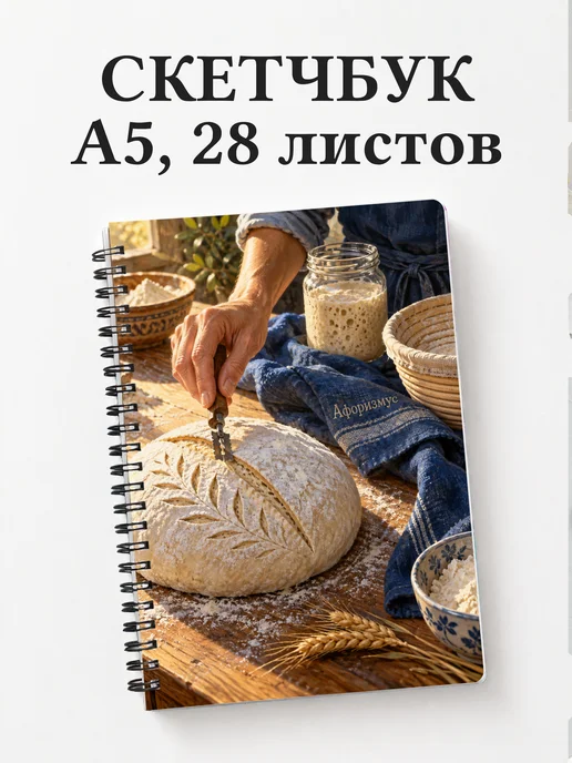 Скетчбук Хлеб на закваске