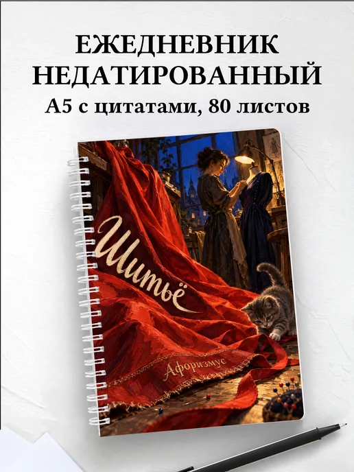 Ежедневник недатированный Шитьё