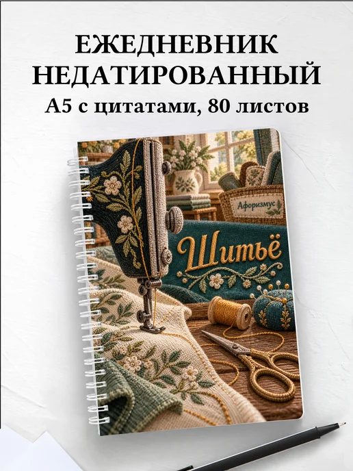 Ежедневник недатированный Шитьё