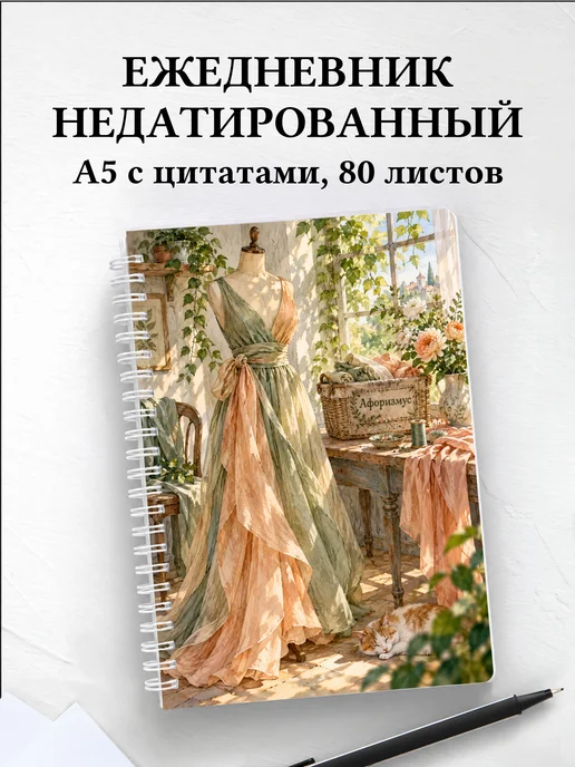 Ежедневник недатированный Шитьё