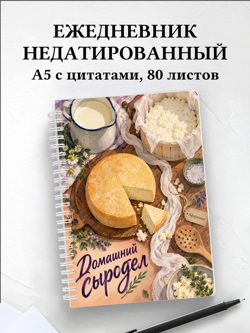 Ежедневник недатированный домашнего сыродела