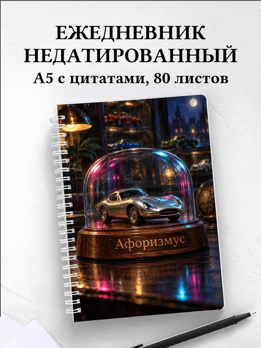 Ежедневник недатированный коллекционера автомоделей