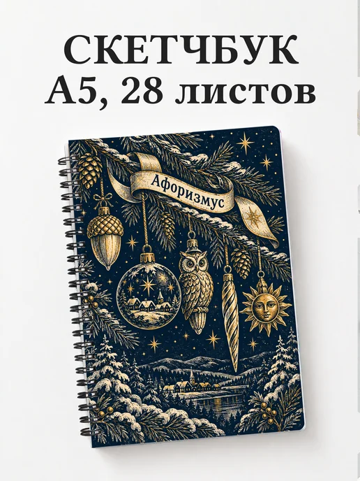 Скетчбук коллекционера ёлочных игрушек