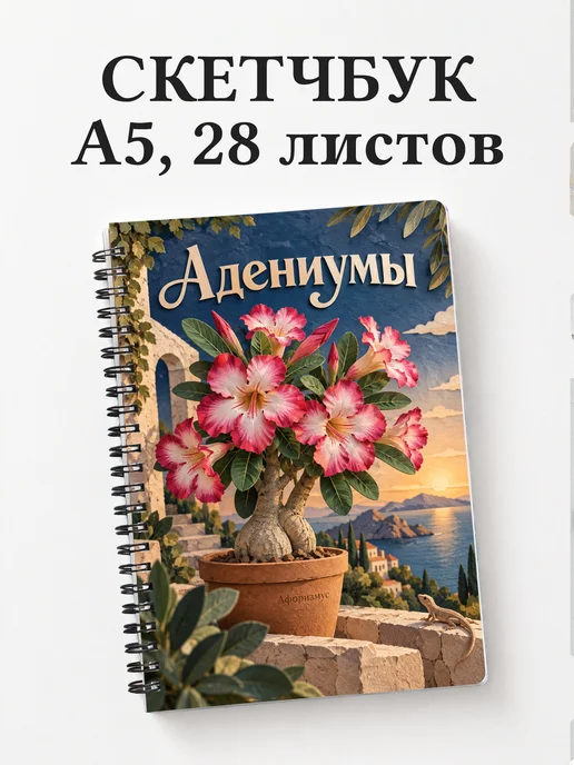Скетчбук Адениумы