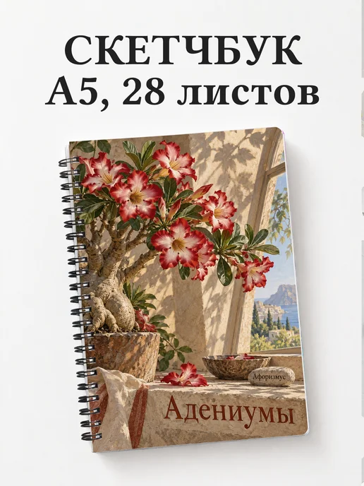 Скетчбук Адениумы