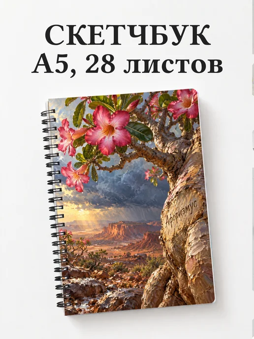 Скетчбук Адениумы