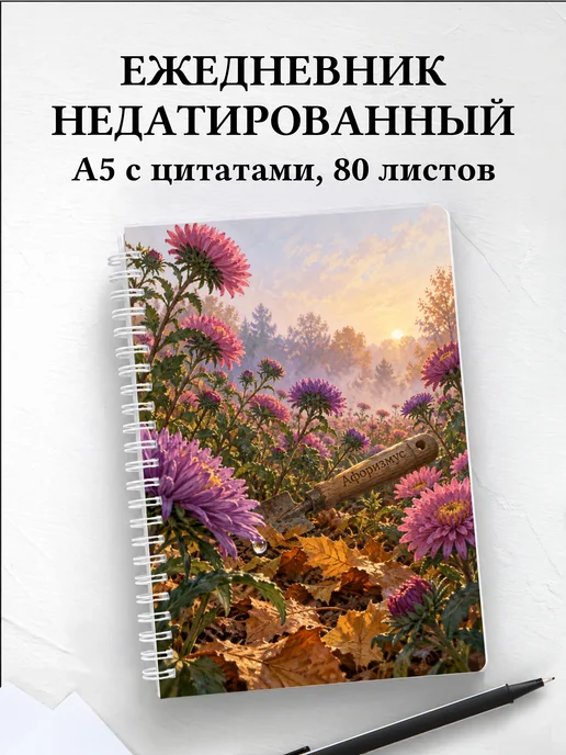 Ежедневник недатированный Астры
